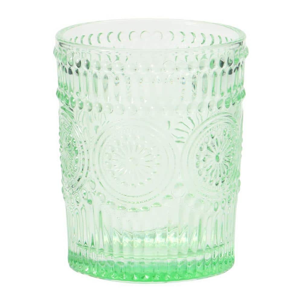 12 oz. Embossed Drinking Glass (Set of 4) - Hercitys