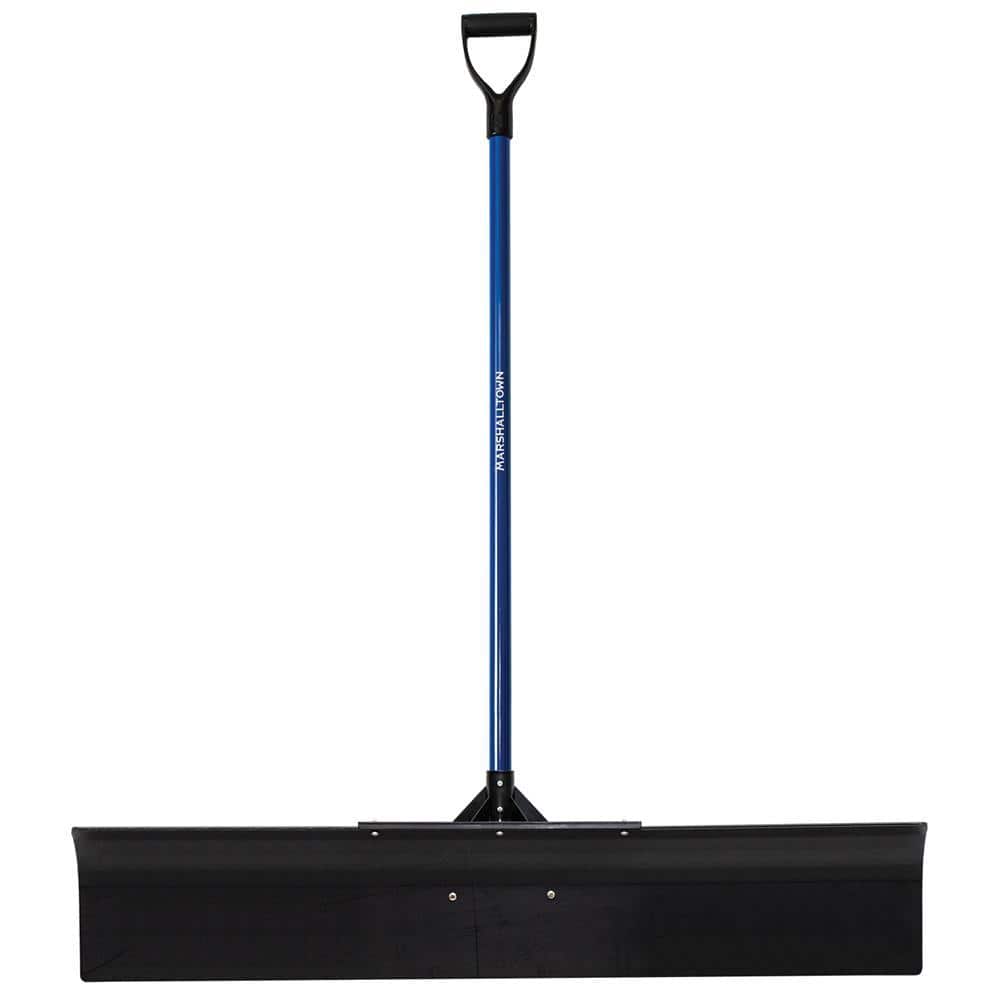48 in. Snow Polar Pusher, Fiberglass Handle, UHMW Blade Material - Hercitys