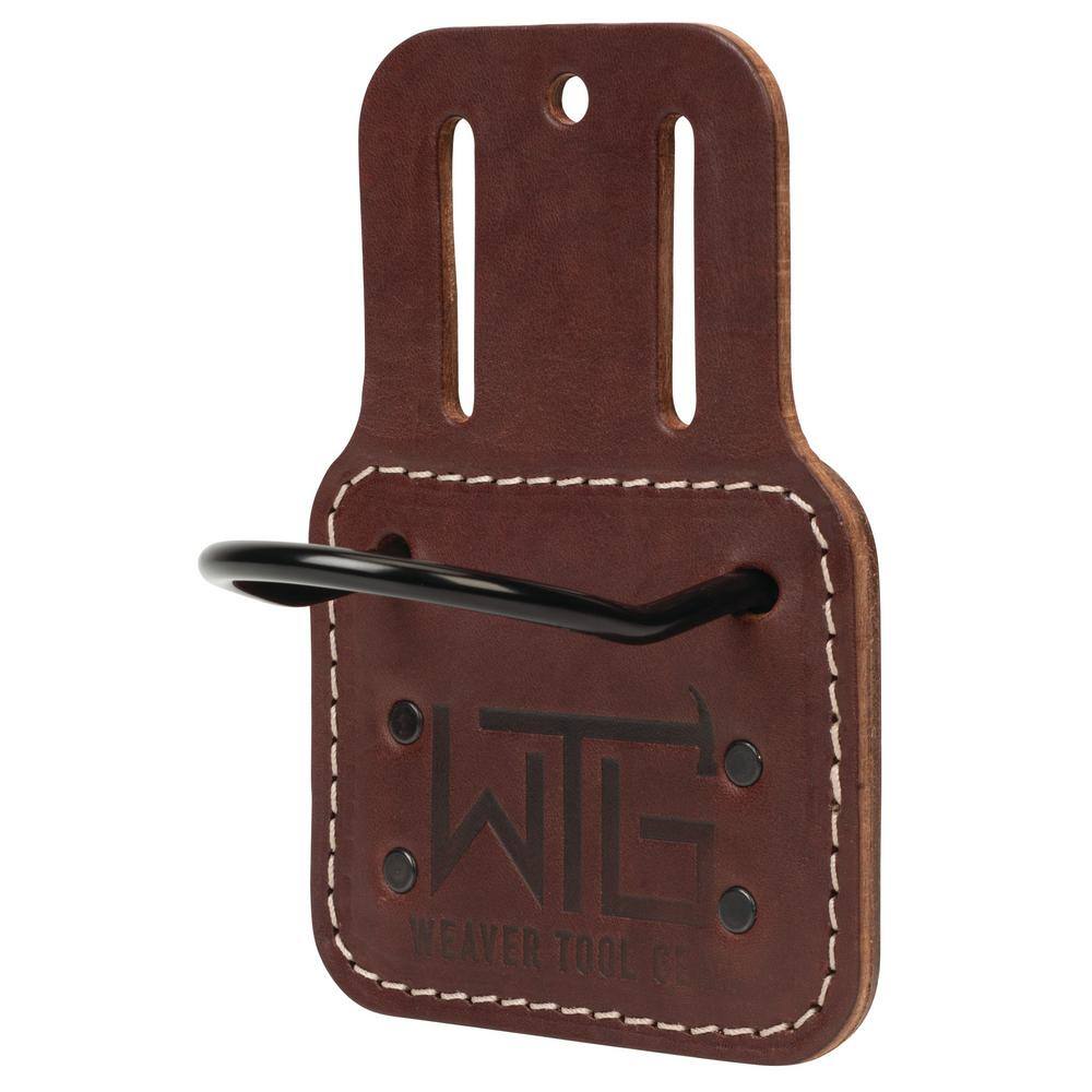 2 in. Tool Belt Hammer Holder Leather Brown - Hercitys