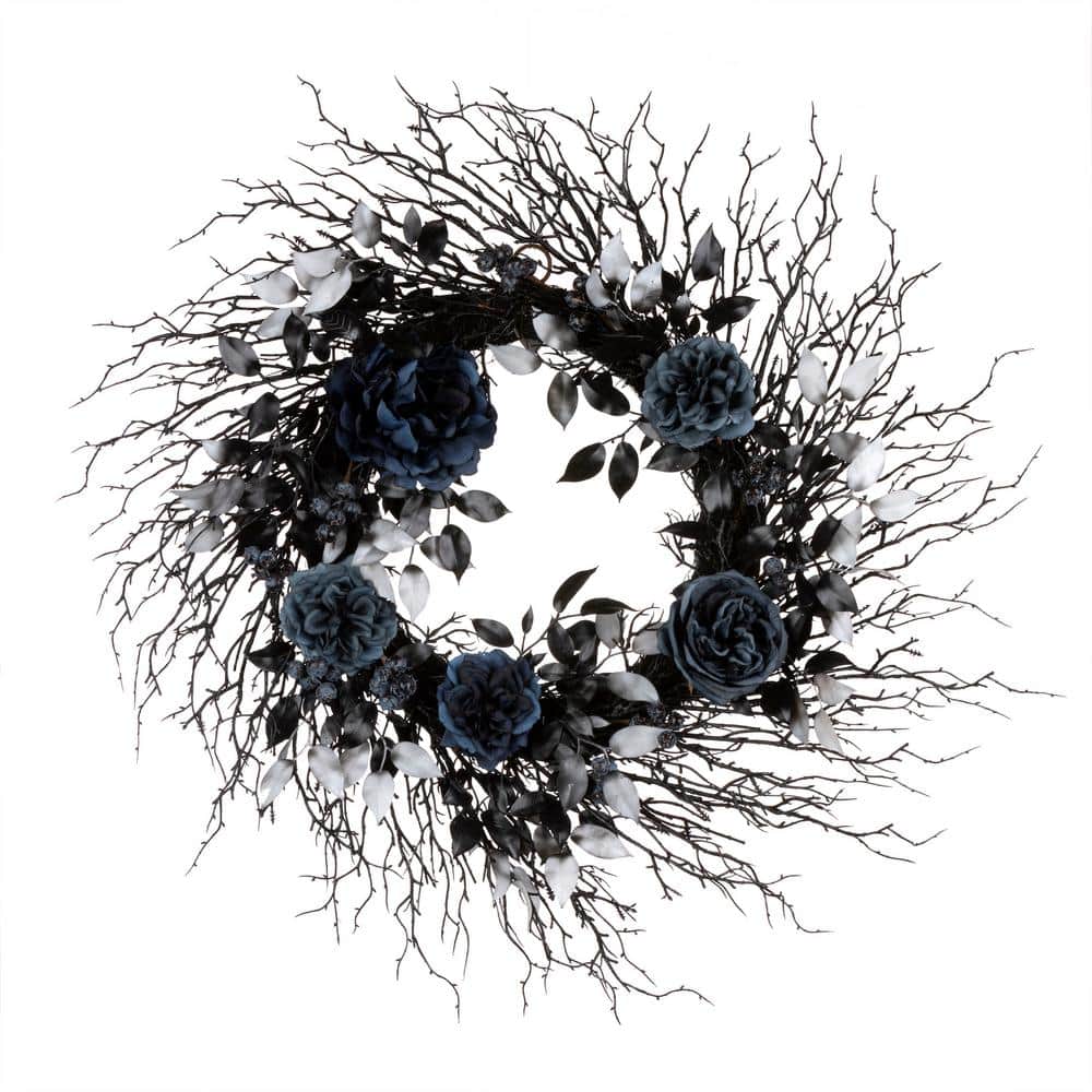 24 in. Deadwood and Roses Wreath - Hercitys