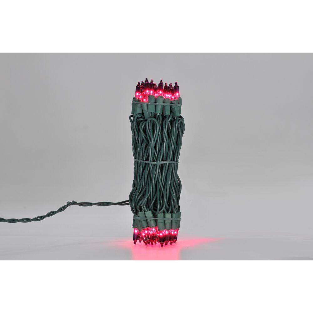 100-Count Designer Series Purple Christmas Mini Lights - Hercitys