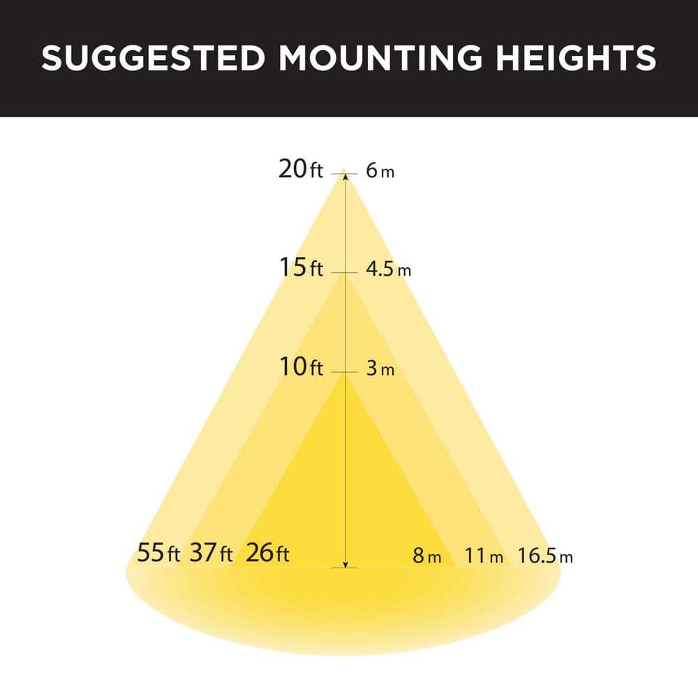 1000 Lumen Integrated LED Bronze Dusk to Dawn Bell Wall Light, 4000K - Hercitys