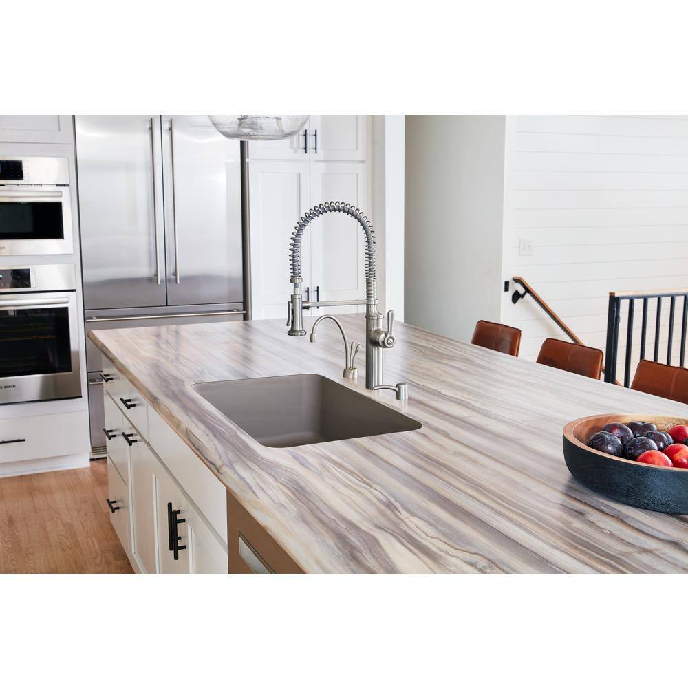 5 ft. x 12 ft. Laminate Sheet in 180fx Woodland Marble with SatinTouch Finish - Hercitys