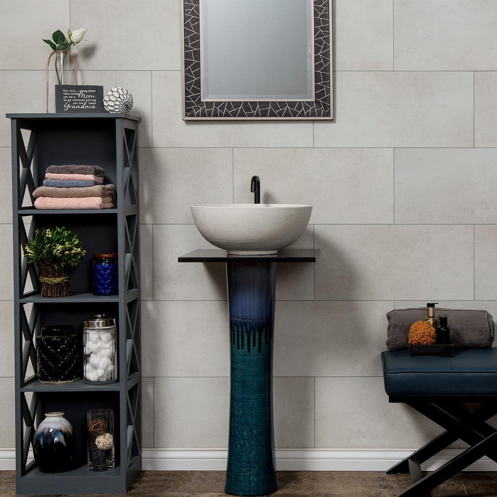 23.23 in. L x 11.1 in. W Wintry Mix No Grout Vinyl Wall Tile (17.9 sq. ft./case) - Hercitys