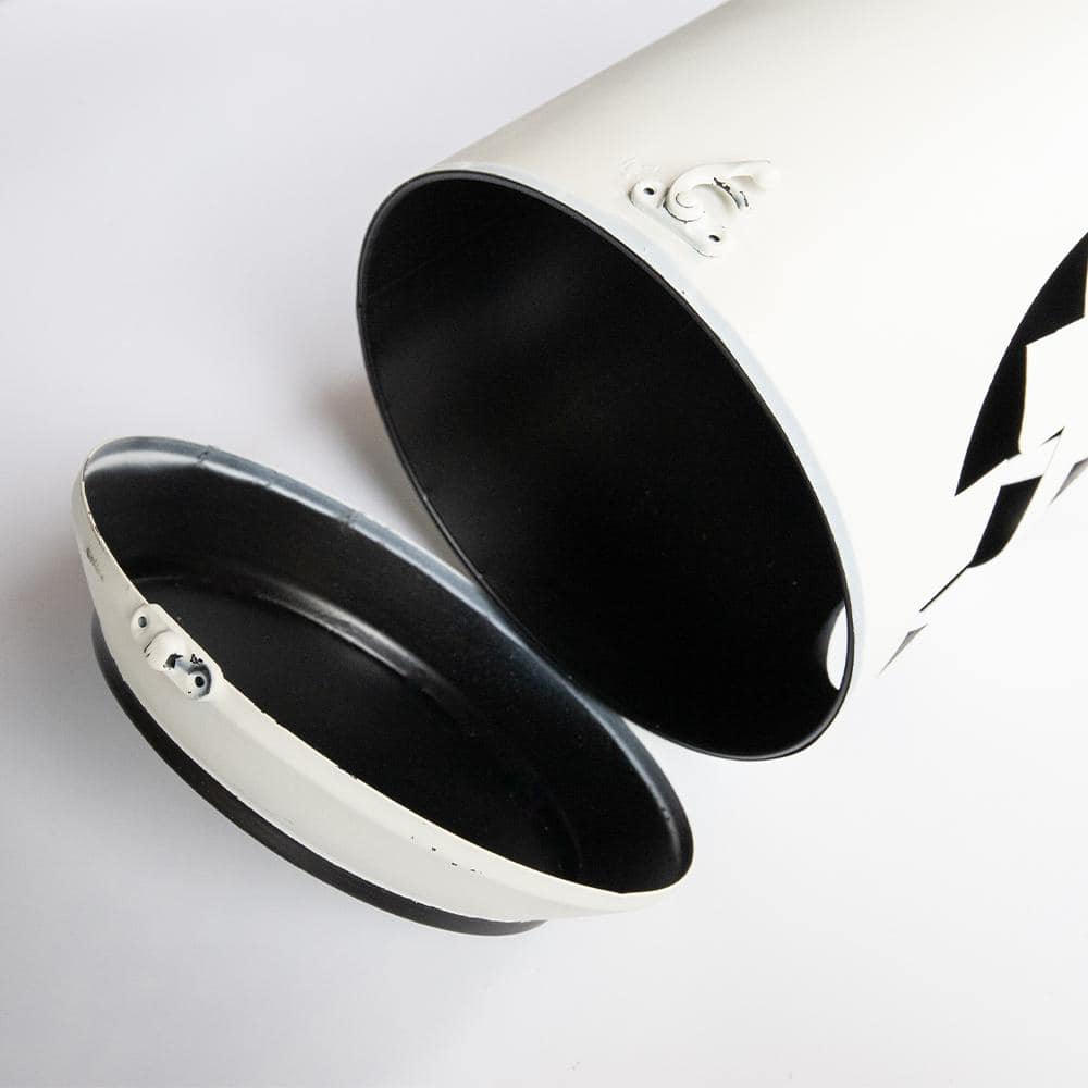 14 in. Halloween White Pumpkin Lanterns – Replica Propane Lanterns (Set of 3) - Hercitys