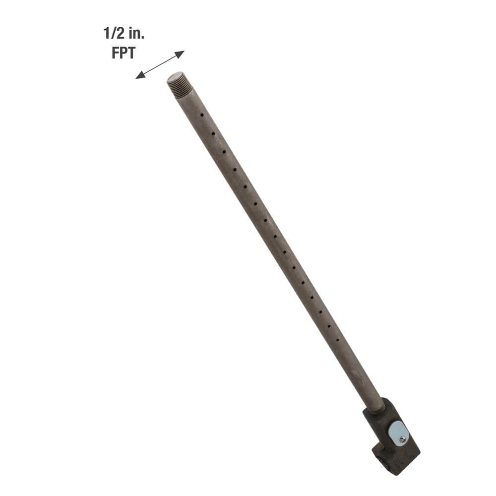 1/2 in. x 18 in. Log Lighter Mixing Chamber Angle Style - Hercitys