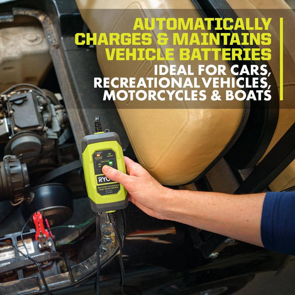 2 Amp Battery Charger and Maintainer - Hercitys