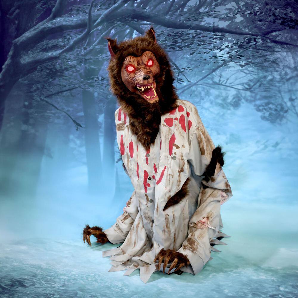 31 in. Howler by Tekky, Premium Halloween Animatronic - Hercitys