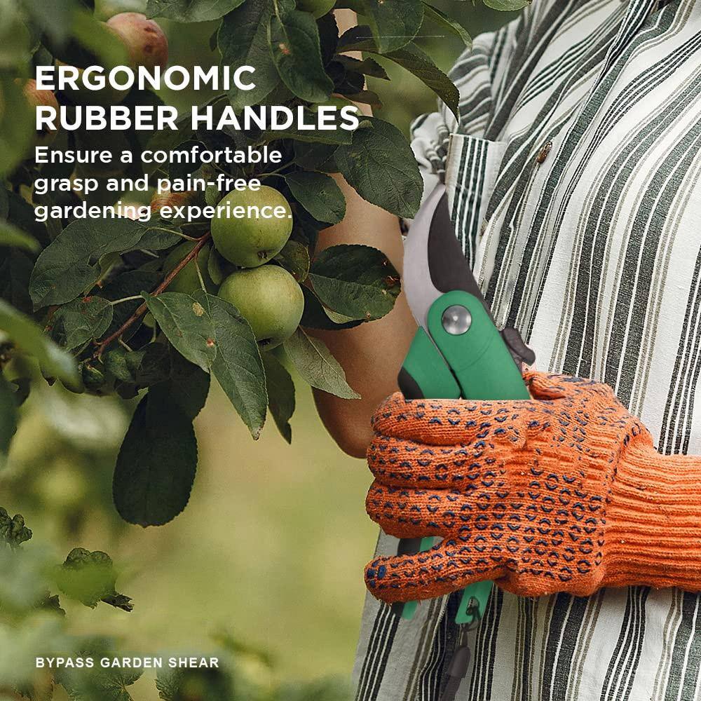 2.5 in. Pruning Shears Heavy-Duty Stainless Steel Bypass - Hercitys