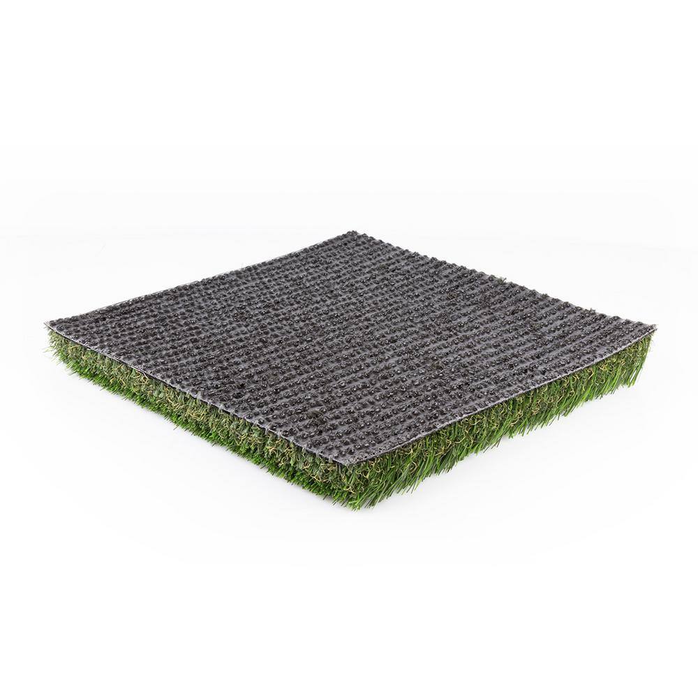 15 ft. W x Cut to Length Green and Tan Nylon Artificial Grass Turf - Hercitys