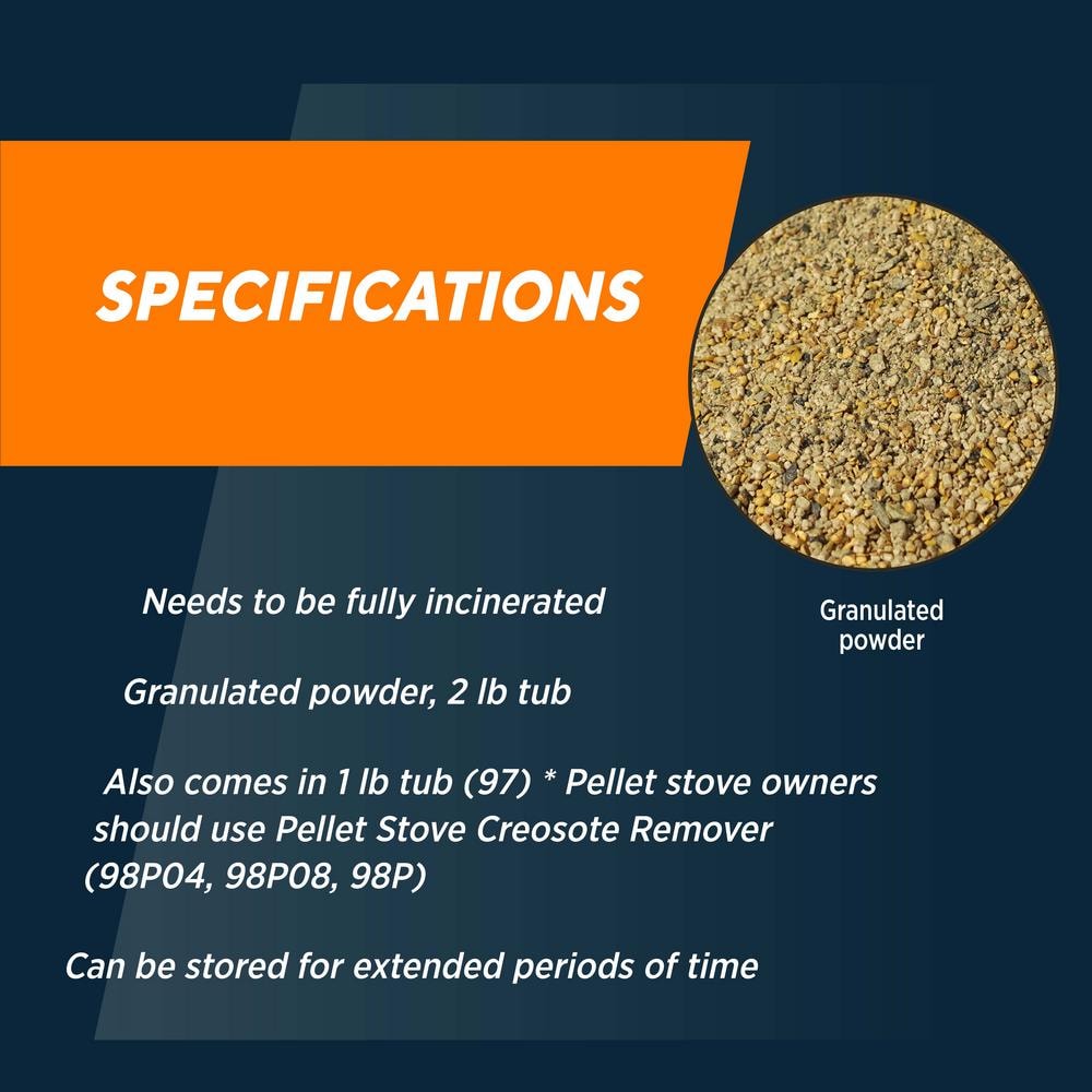 2 lb. Tub Dry Cresote Remover - Hercitys