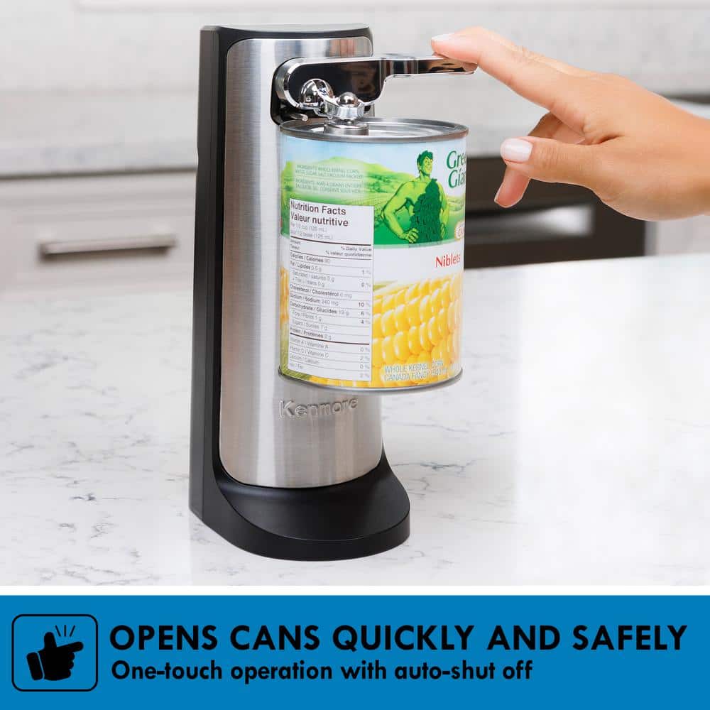 3 in 1-Electric Can opener with Knife Sharpener, Bottle Opener, One Touch - Hercitys