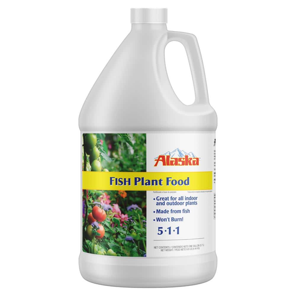 128 oz. (1 gal.) Organic Gardening Liquid Fish Emulsion Plant Food Fertilizer Concentrate 5-1-1 - Hercitys