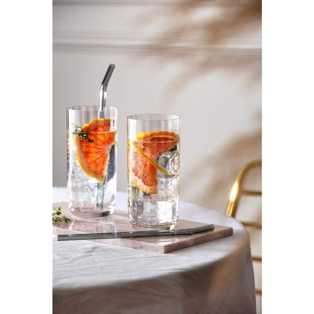 10 oz. Rose Garden Highball Glass Set (Set of 4) - Hercitys