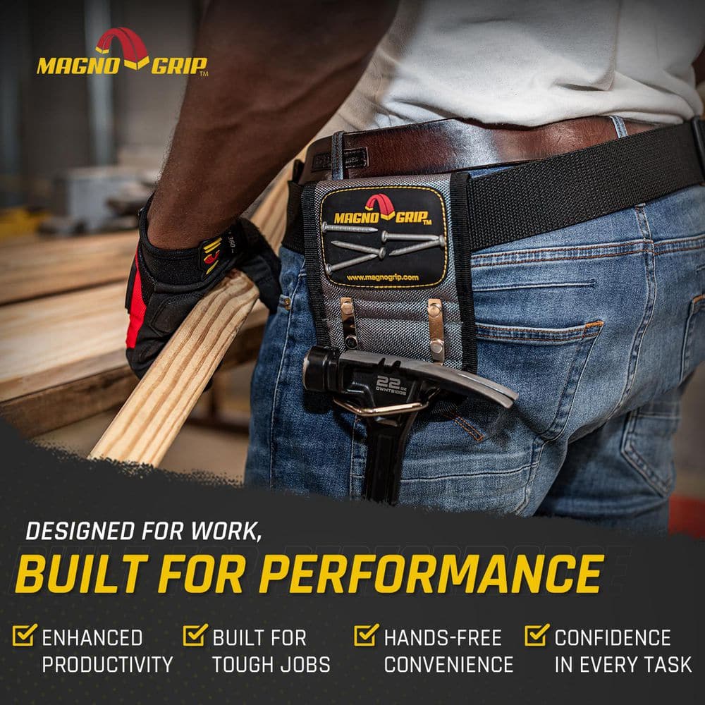 5 in. Platinum Pro Magnetic Hammer Holster Tool Holder - Hercitys