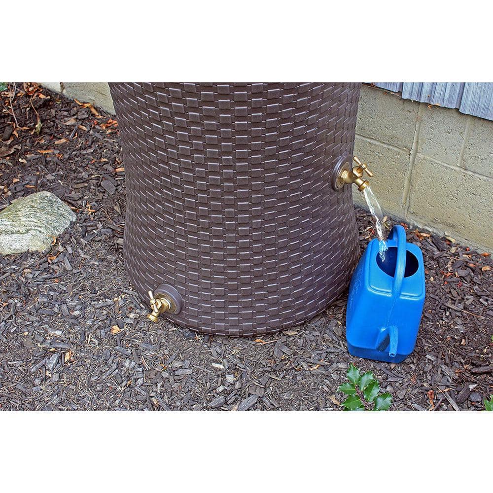 50 Gal. Dark Brown Impressions Nantucket Rain Saver - Hercitys