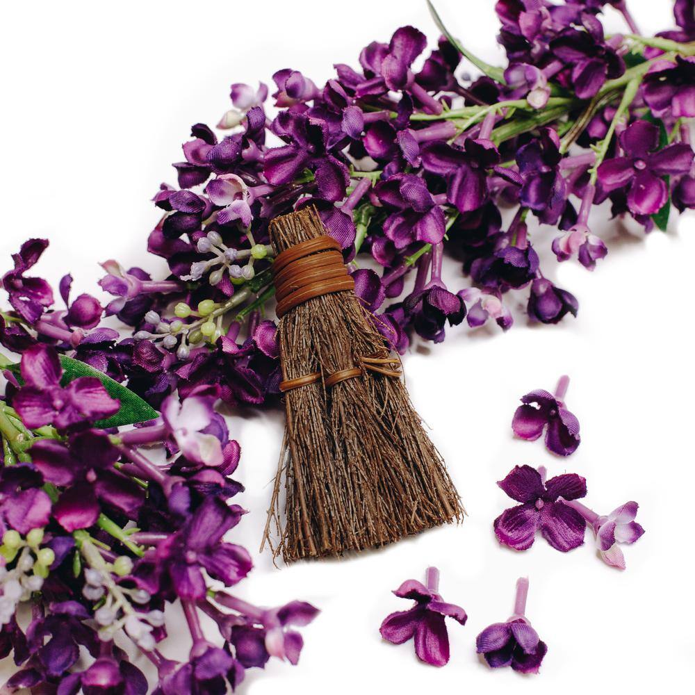 3 in. Sweet Lilac Essence – Scented Broom (6-Pack) - Hercitys