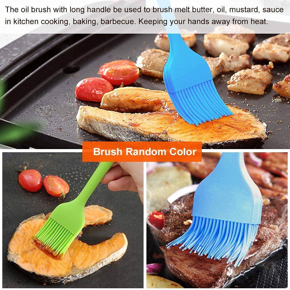 3-Piece Black Cast Iron Frying Pans Skillet Set of 3 : 6″, 8″ & 10″ with 3 Heat-Resistant Holders & Oil Brush - Hercitys