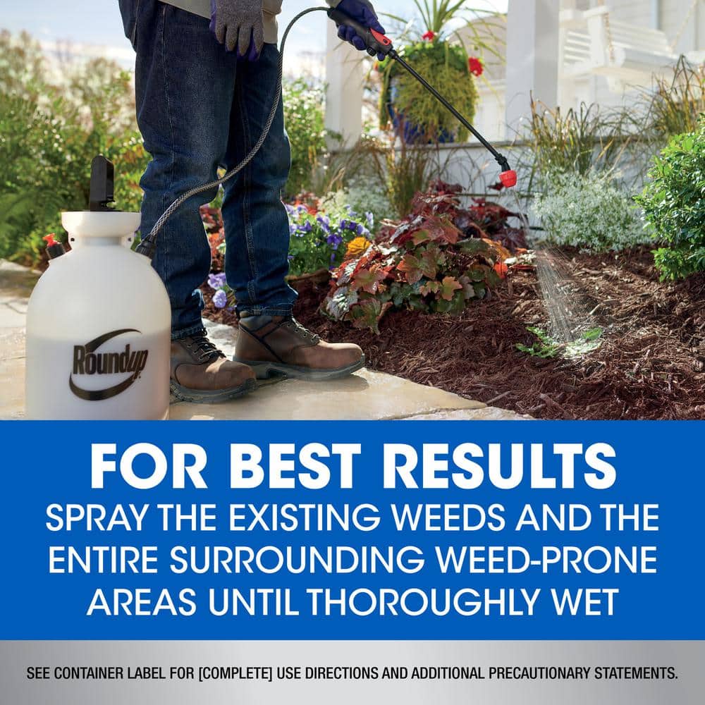 32 fl. oz. Dual Action Weed and Grass Killer Plus 4-Month Preventer Concentrate - Hercitys