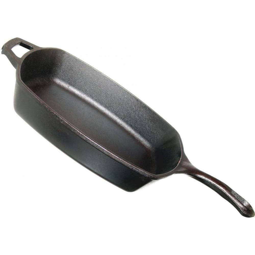 10.5 in. Cast Iron Skillet in Black - Hercitys