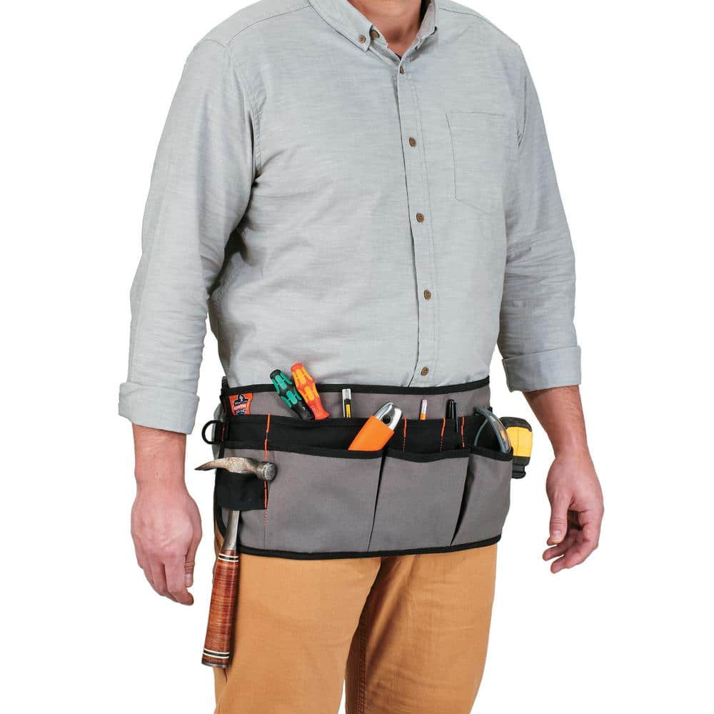 14-Pocket Apron, Gray - Hercitys