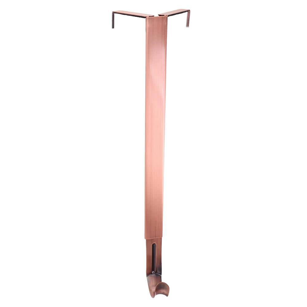 16.5 in. Artificial Brushed Copper Adapt Top and Bottom Adjusting Wreath Hanger - Hercitys