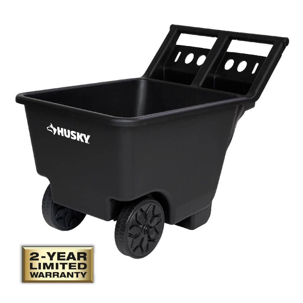 4.5 cu. ft. Heavy Duty Plastic Rust Resistant Garden Cart - Hercitys