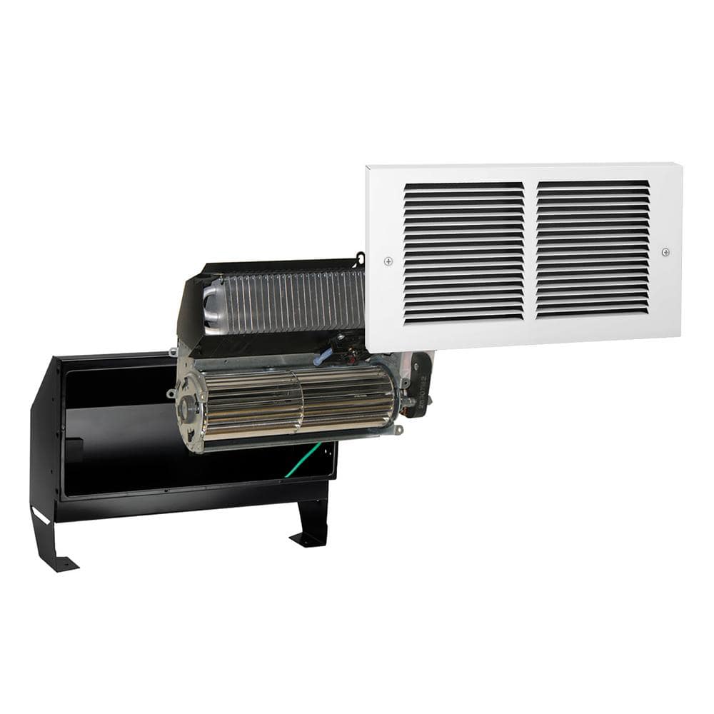 120-volt 500/1000/1500-watt Register In-wall Fan-forced Electric Heater in White - Hercitys