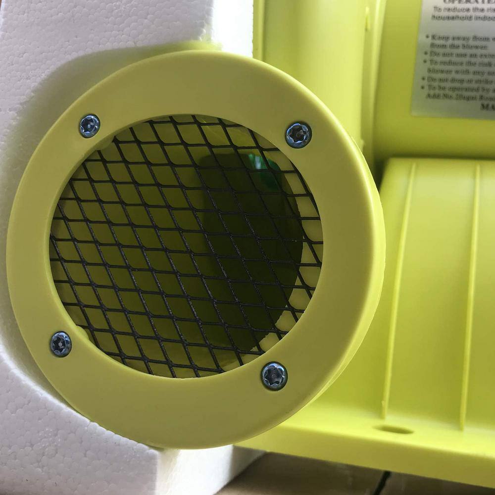 11 in.1 fan speeds Drum Fan in Yellow with Automatic Operation - Hercitys