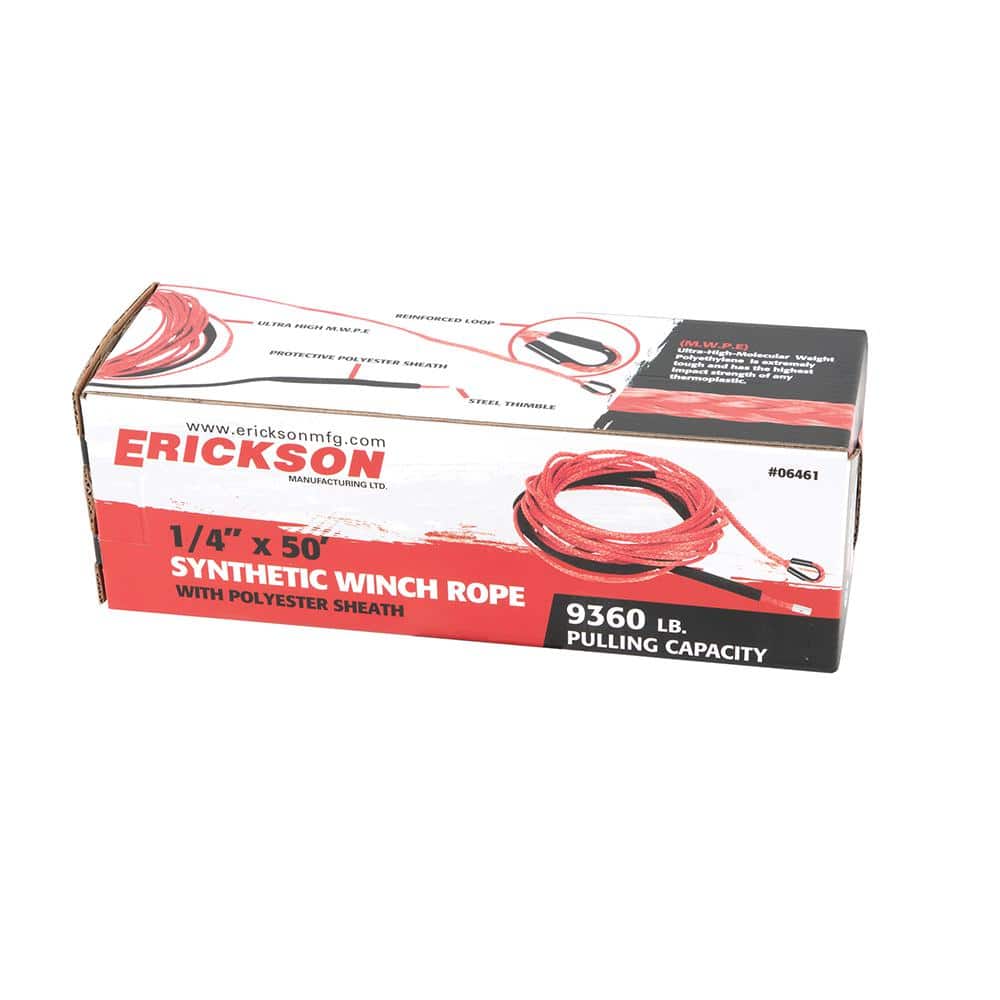 1/4 in. x 50 ft. Synthetic Rope - Hercitys