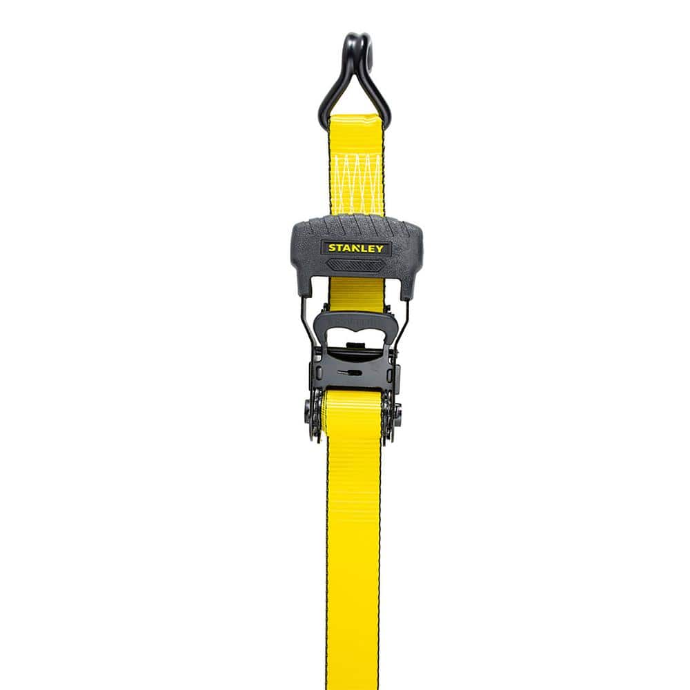 1.5 in. x 16 ft. Ratchet Straps 3300 lbs. Break Strength (2-Pack) - Hercitys