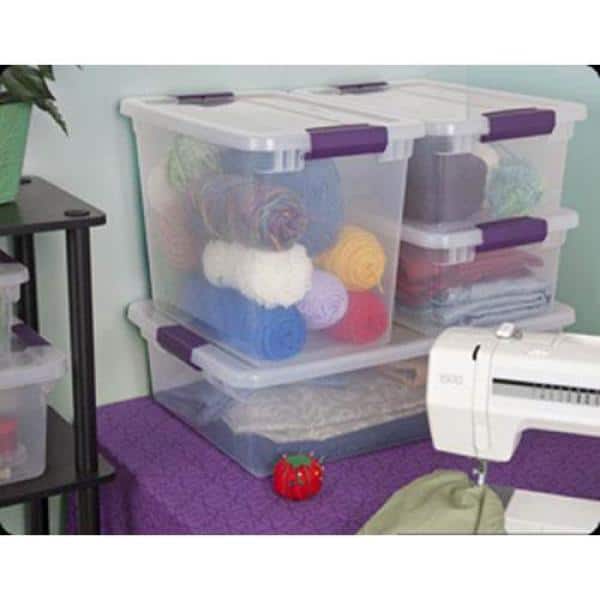 15 Qt. Storage Container (6-Pack) + Latch Tote (12-Pack) - Hercitys