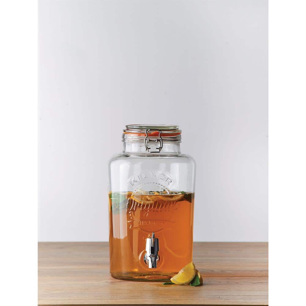 2 Gal. Clip Top Drink Dispenser - Hercitys