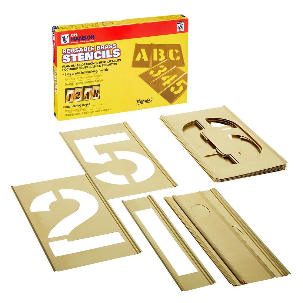 5 in. 15-Piece Stencil Set - Hercitys