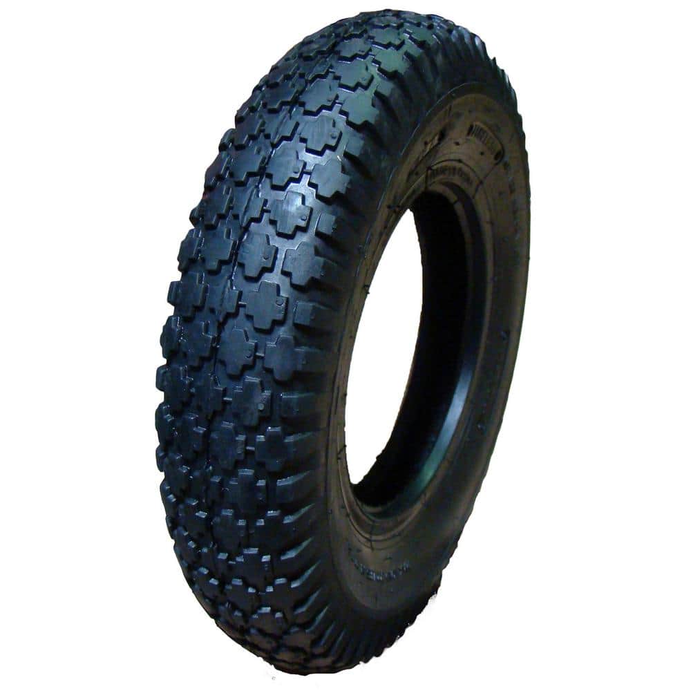 4.80 in./4.00 in.-8 4PR Stud Wheel Barrow Tire - Hercitys