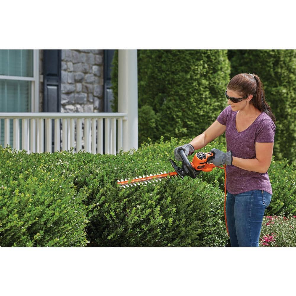 22 in. 4.0 Amp Corded Dual Action Electric Hedge Trimmer - Hercitys
