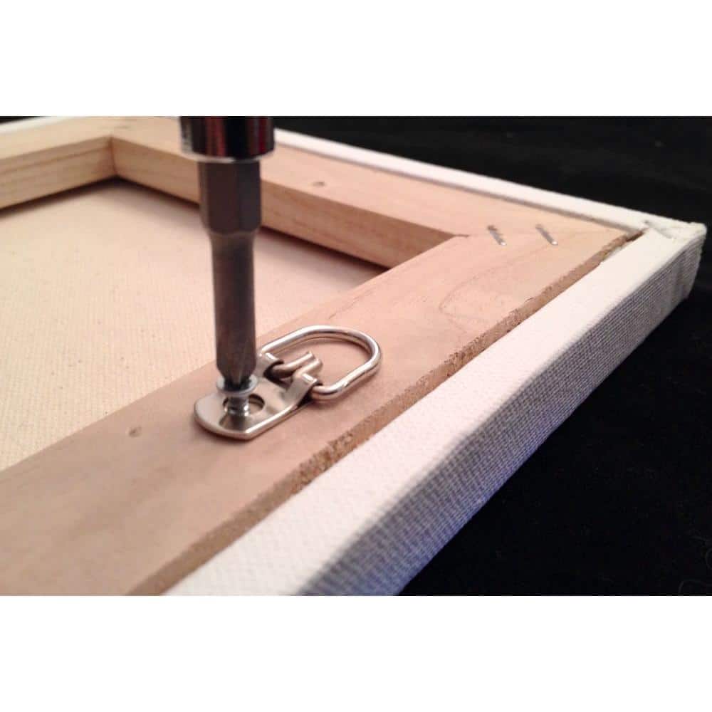 50 lb. 1 Hole D Ring Hanger (50-Pack) - Hercitys