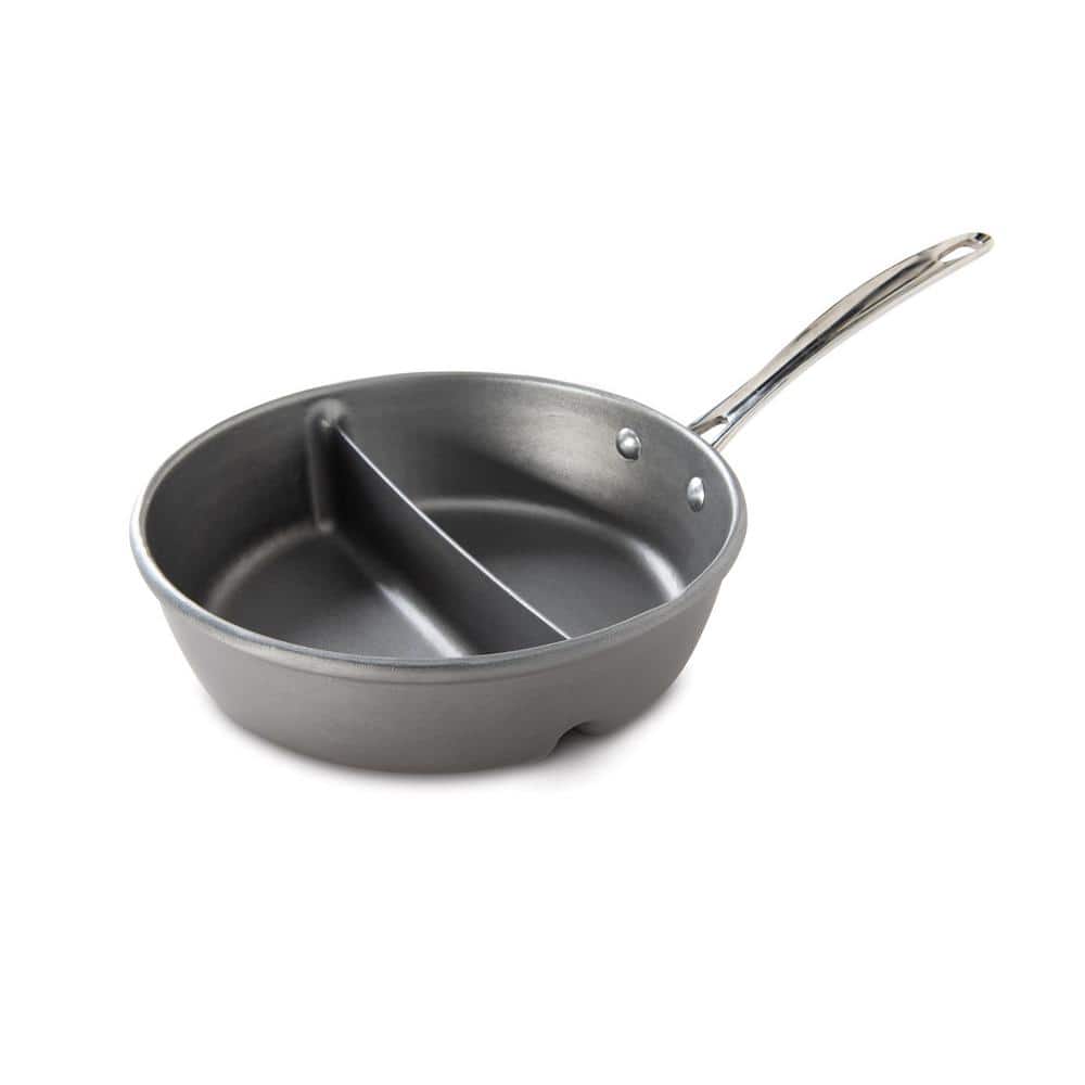 2.5 qt. Aluminum 2-in-1 Divided Sauce Pan - Hercitys