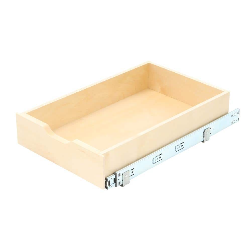 5 in. H x 14.78 in. W x 22 in. D Soft-Close Wood Drawer Box Pull-Out Cabinet Organizer - Hercitys