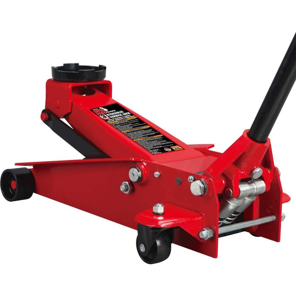 3-Ton Floor Jack with Dual Piston Speedy Lift - Hercitys