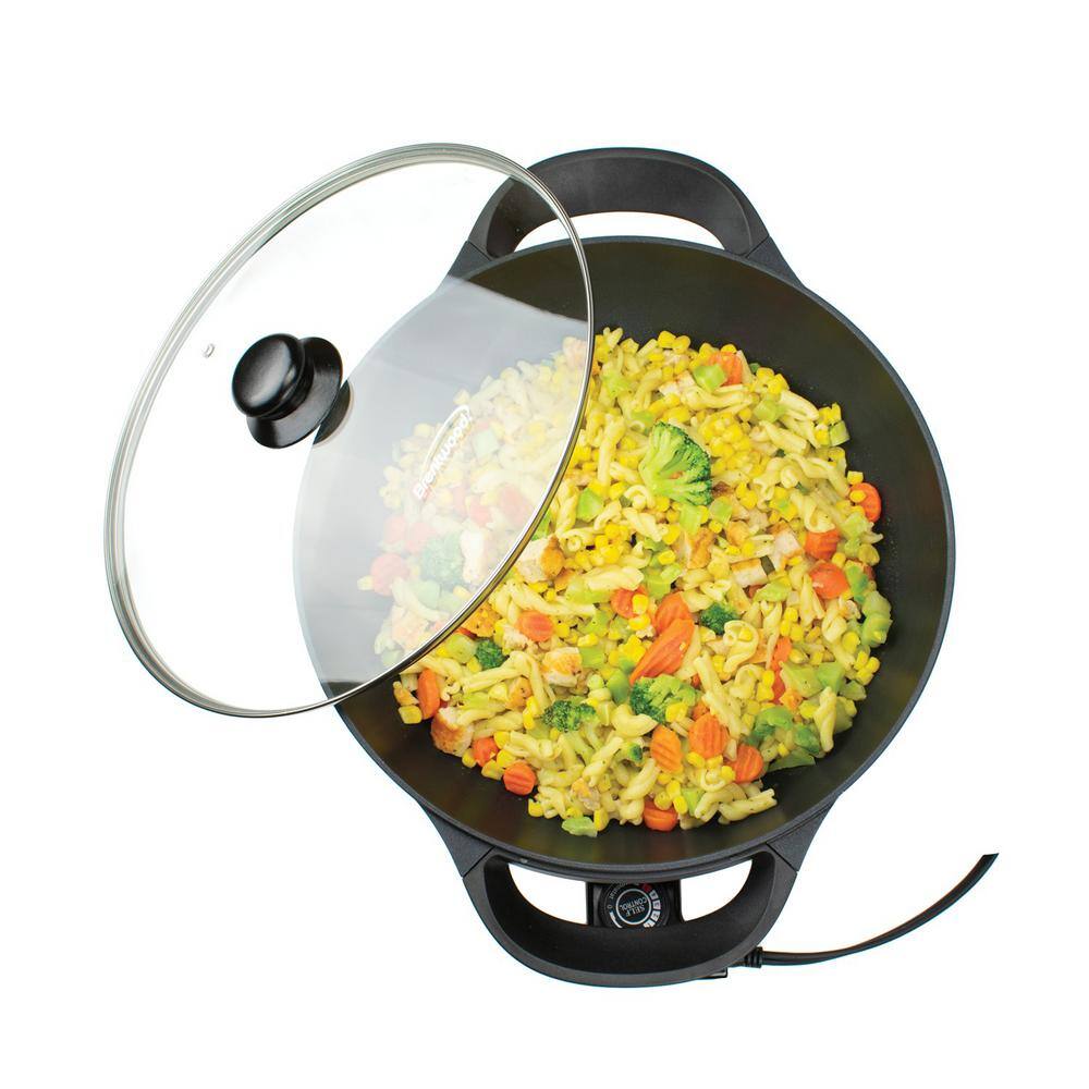 13 in. Electric Non-Stick Woks Skillet - Hercitys