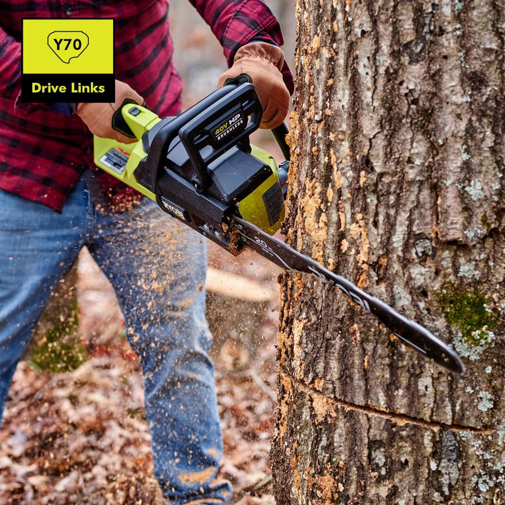 20 in. 0.050-Gauge Replacement Full Compliment Chainsaw Chain, 70 Links (Single-Pack) - Hercitys