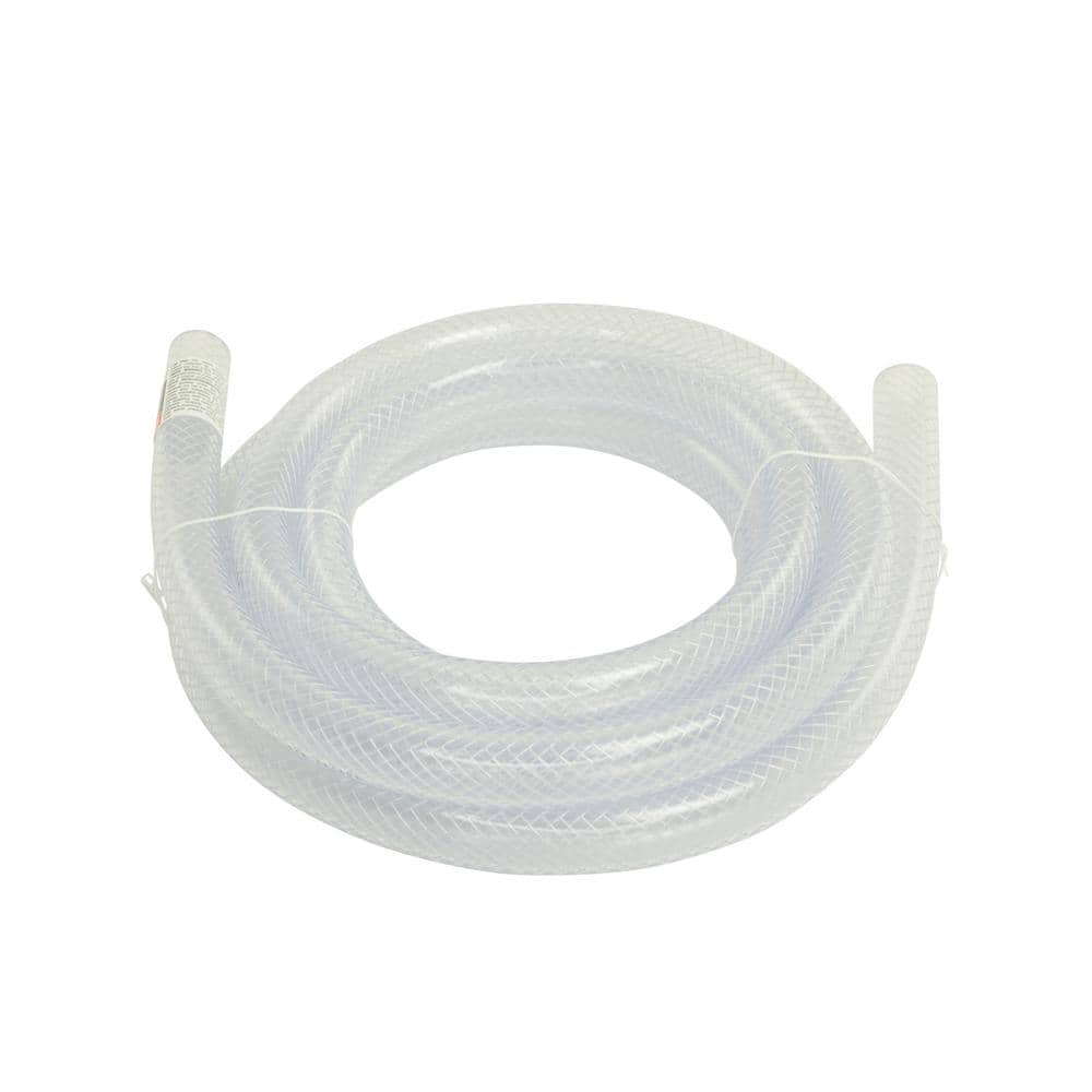 1 in. O.D. x 3/4 in. I.D. x 10 ft. PVC Braided Vinyl Tube - Hercitys