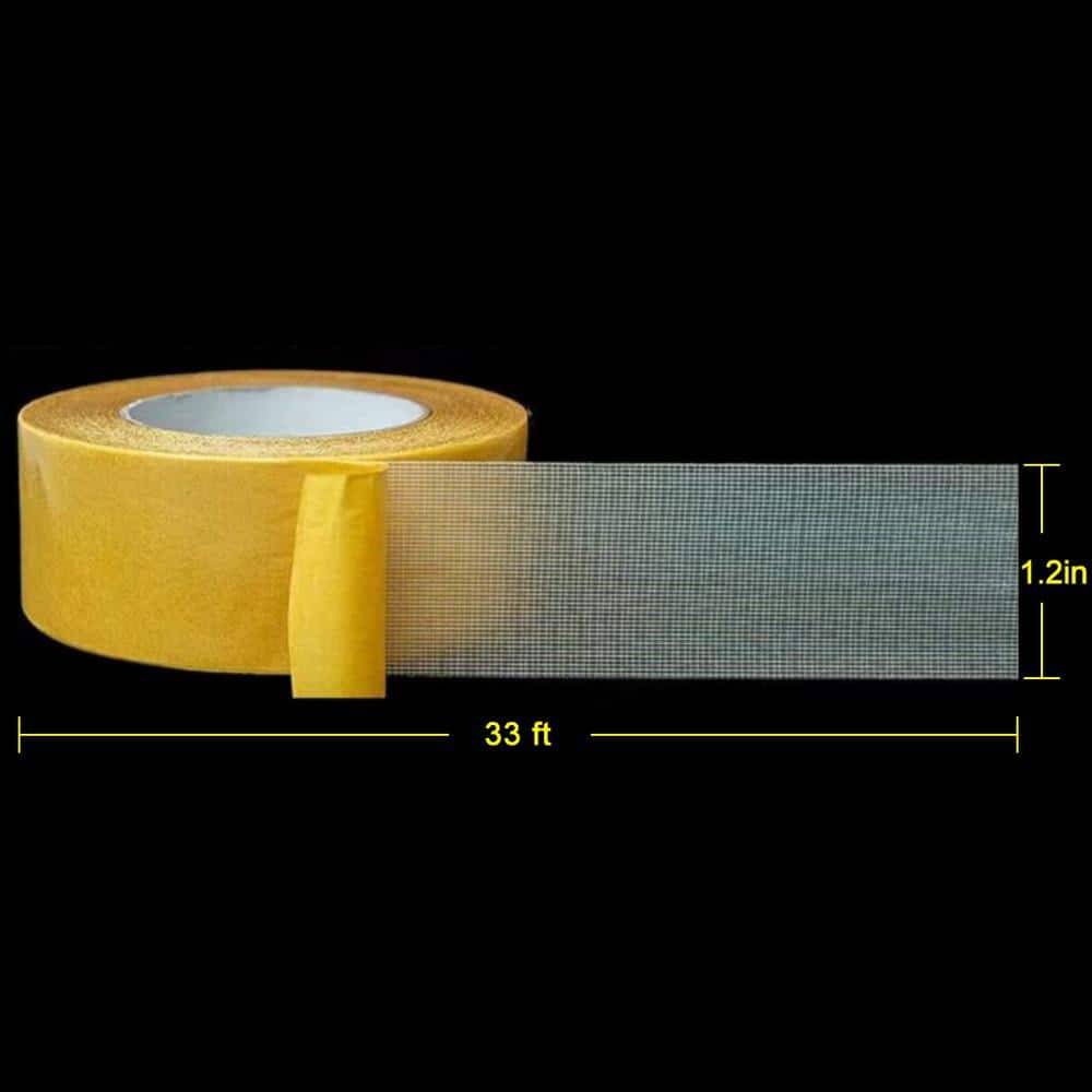 1.2 in. x 33 ft. Double-Sided Carpet Tape (4-Pack) - Hercitys