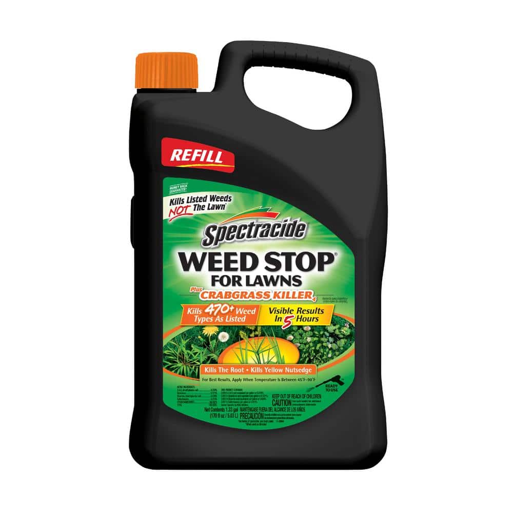 1.33 Gal. Weed Stop for Lawns Plus Crabgrass Killer AccuShot Refill - Hercitys
