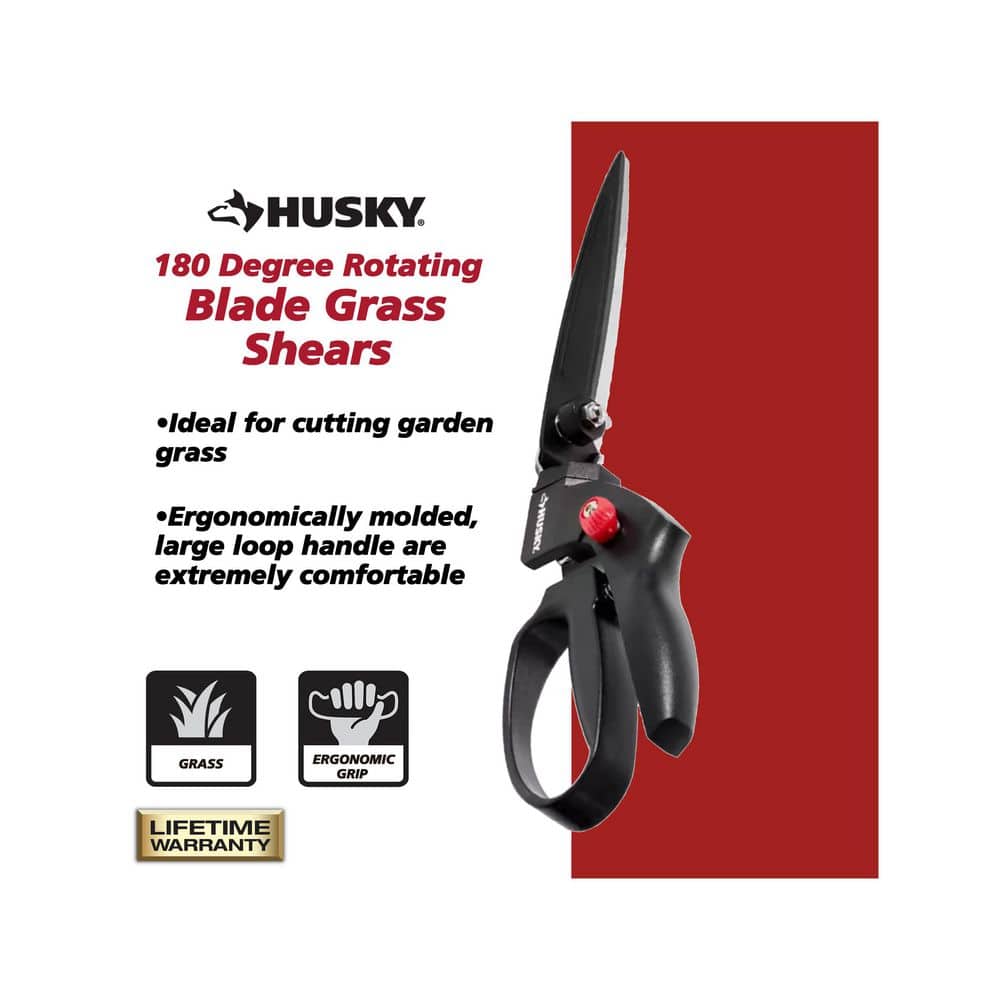 5 in. 180 Degree Rotating Blade Grass Shears - Hercitys