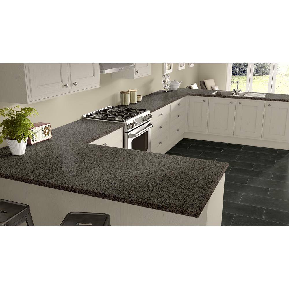 4 ft. x 8 ft. Laminate Sheet in Ink Vesta with Premium Textured Gloss Finish - Hercitys