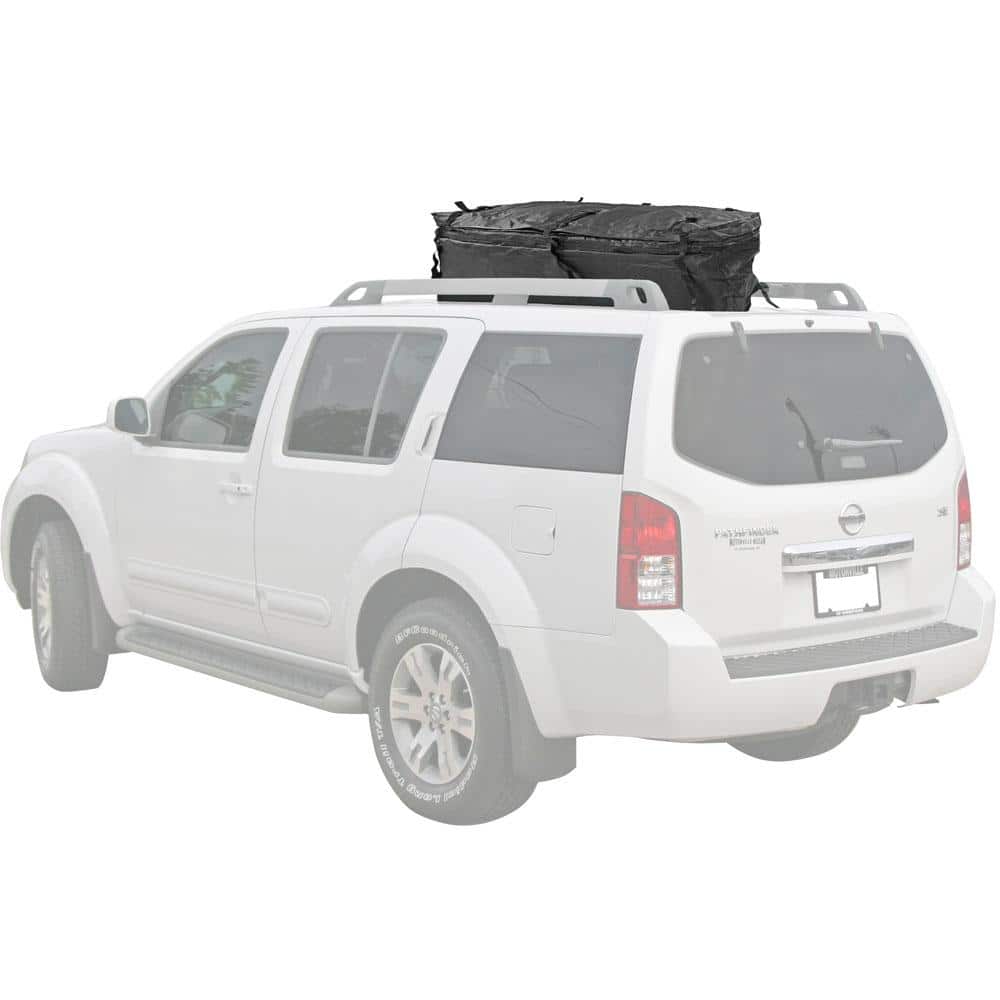 48 in. Waterproof Hitch Cargo Carrier Rack Bag with Expandable Height - Hercitys