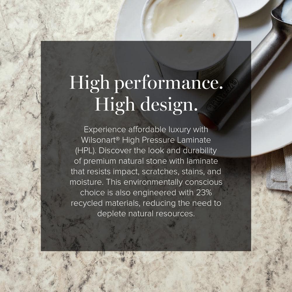 5 ft. x 12 ft. Laminate Sheet in Italian White di Pesco with Premium Antique Finish - Hercitys