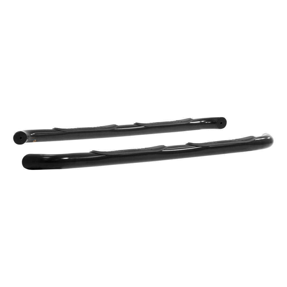 3-Inch Round Black Steel Nerf Bars, No-Drill, Select Toyota Tacoma - Hercitys